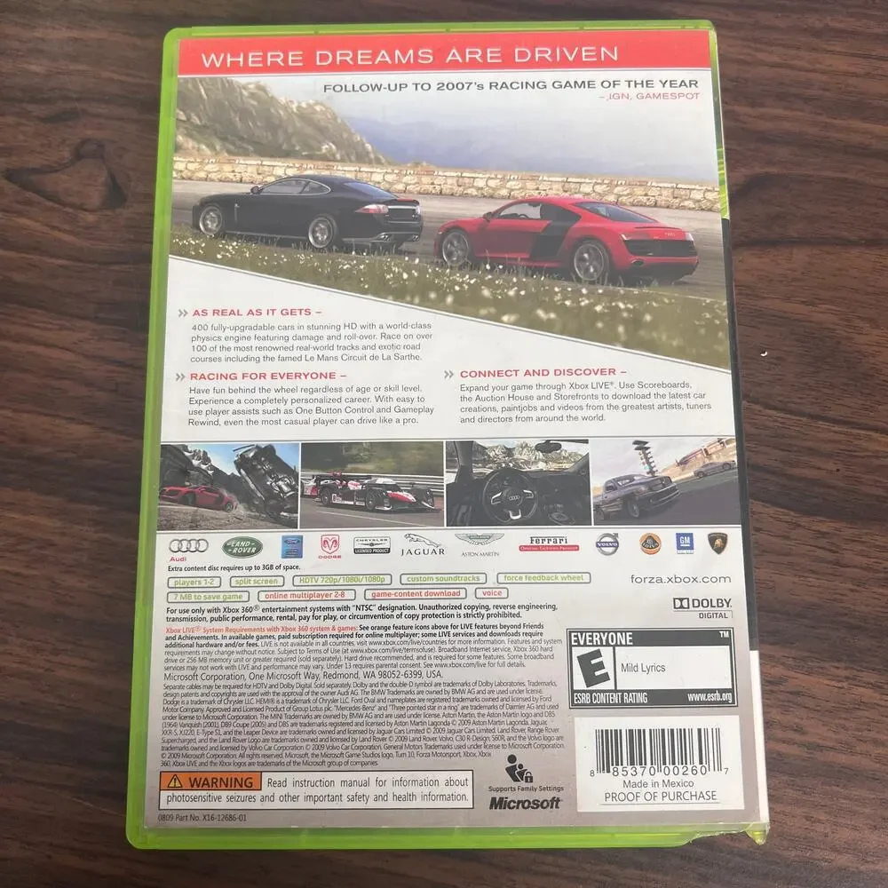 Xbox‎ 360 Lot of 3 Video Games Call of Duty Ghosts Dead Island Forza 3 CIB